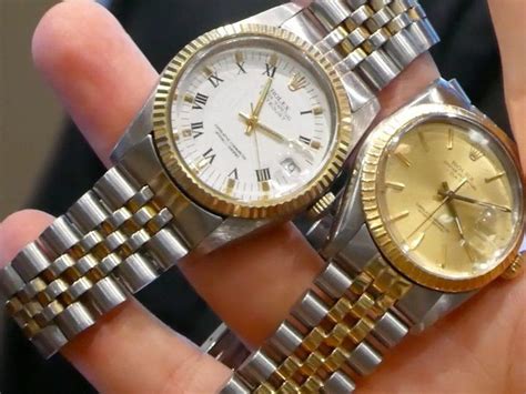 fake gold rolex vs real